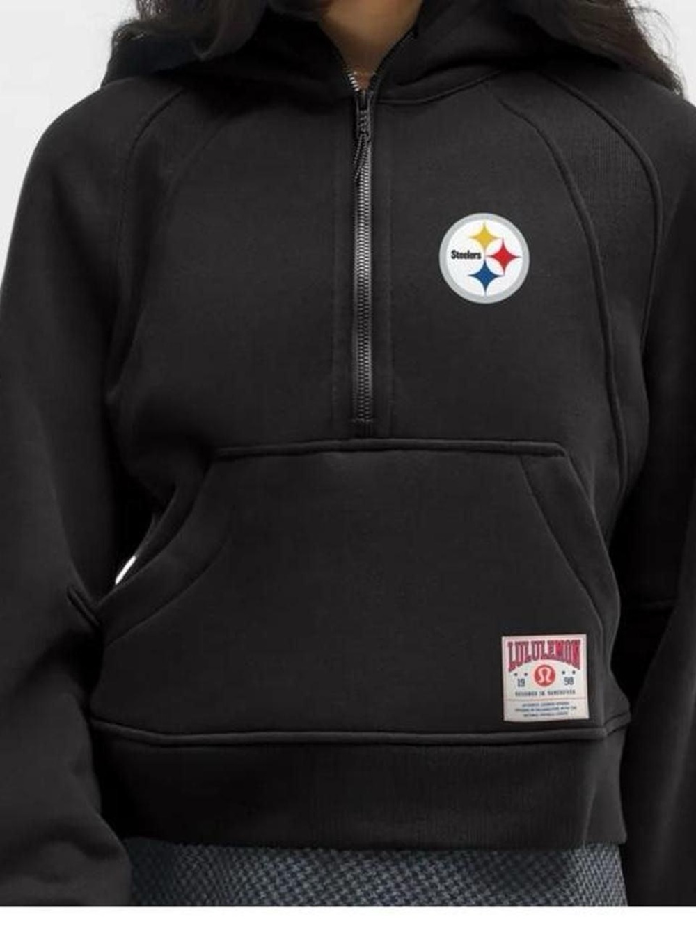 Lululemon Pittsburgh Steelers Scuba Oversized Half Zip Hoodie XS/S NWT